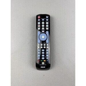 RCA RCRN04GR 4-Device Universal Remote Control Backlit Glossy Black Tested